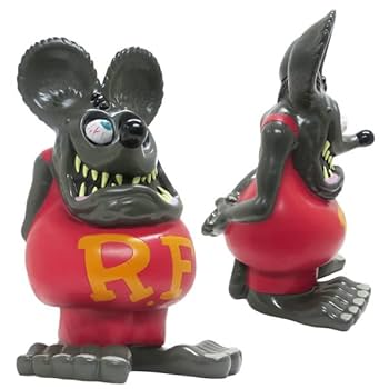 ラットフィンクビックバンク　ぶラック Amazon.co.jp: ラットフィンク フィギュア 特大 63㎝ ビッグ